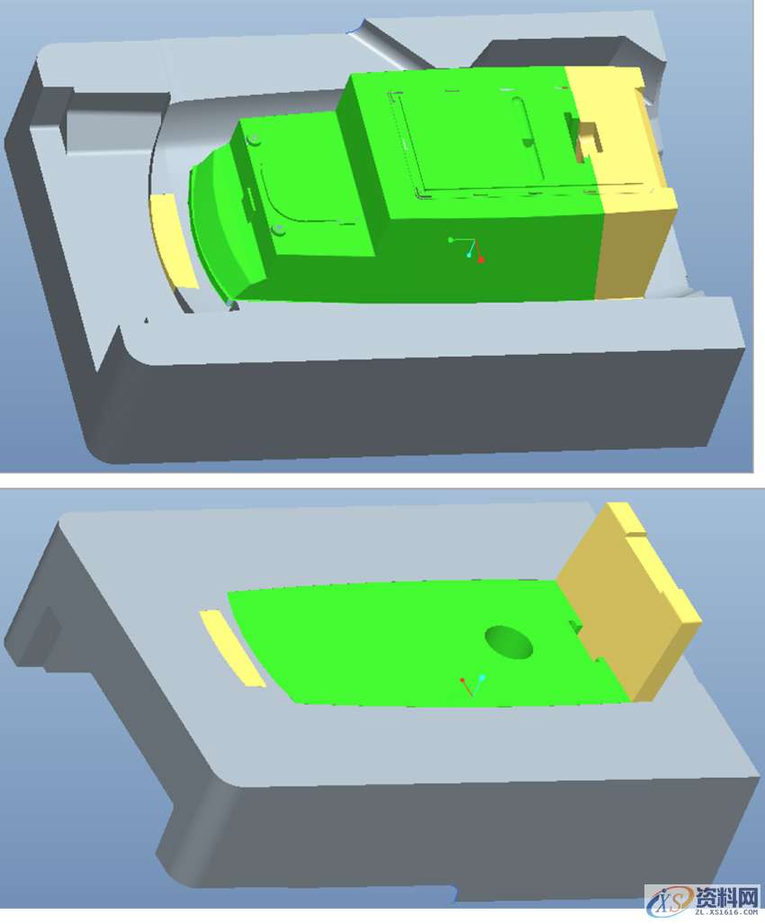 镶件拆分式注塑模具设计：复杂的吸尘器上盖设计,模具设计,注塑,第12张