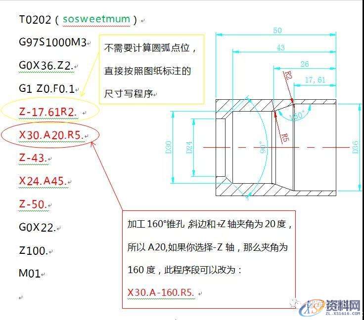 CNC加工：数控车倒角C与自动倒圆角R编程方法,倒角,圆角,加工,第7张