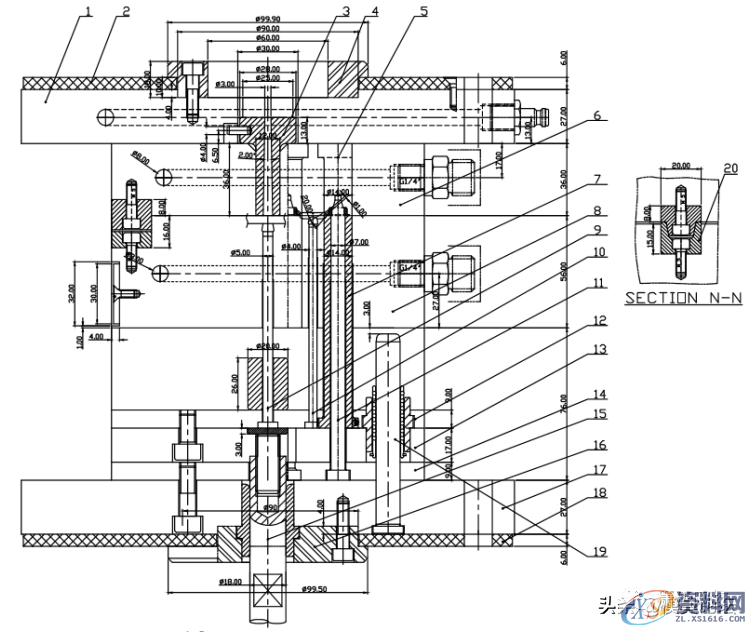从一套小模具认识法国模具的设计理念,模具,水口,设计,排气,第5张