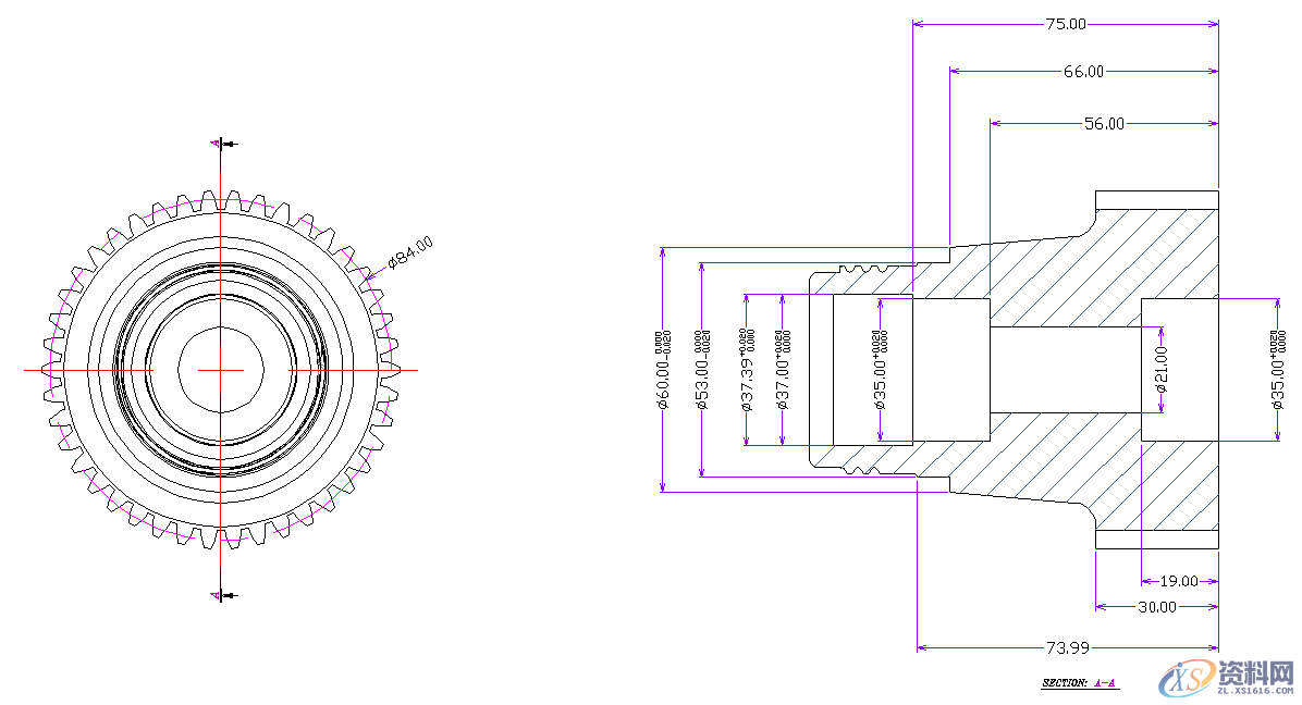 塑料内螺纹抽芯，简易模具设计，直接有效的进行脱模，真是绝了 ...,塑料内螺纹抽芯，简易模具设计，直接有效的进行脱模，真是绝了,齿轮,样式,采用,设计培训,产品,第11张