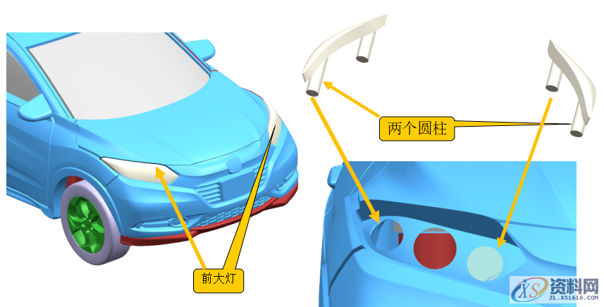 玩具汽车模具设计之外壳结构设计，新手必看,玩具汽车外壳模具结构设计，非常经典,模具设计,结构设计,第5张