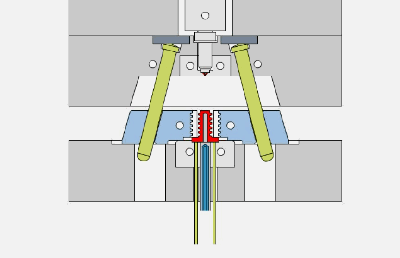 一目了然的模具结构动态图！快来看看吧！！！,分型,机构,侧向,脱模,第14张