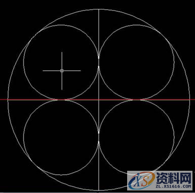 告诉你CAD中一个大圆和几个小圆相切的操作步骤,CAD中一个大圆和几个小圆相切的操作步骤,相切,培训,设计培训,电商,第3张