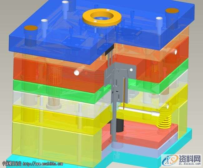 塑胶模具设计:洗发水瓶盖模具结构,洗发水瓶盖模具结构,模具设计,塑胶,模具,第10张