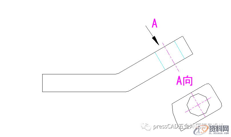 基础知识“机械制图简介”第一角法与第三角法,第一章：基础知识“机械制图简介”第一角法与第三角法,视图,投影,零件,第4张
