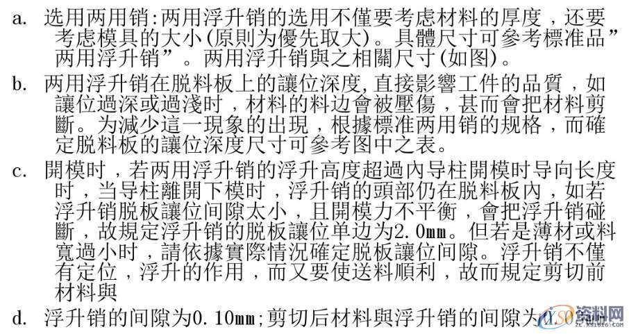 一线老师傅盘点“五金连续模结构设计标准”续新手入坑必看！ ...顶料销设计标准大沙拉孔设计标准滑块结构设计标准侧刃定位设计标准限位柱设计标准两用销设计标准定位设计标准抽牙结构设计标准带料缺口设计标准,一线老师傅盘点“五金连续模结构设计标准”续新手入坑必看！,设计,模具设计,电商,结构设计,第16张