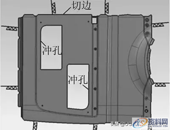 汽车侧围外板工艺切换！模具结构设计，冲压成型工艺学习,汽车侧围外板工艺切换！模具结构设计，冲压成型工艺学习,冲孔,模具,第4张