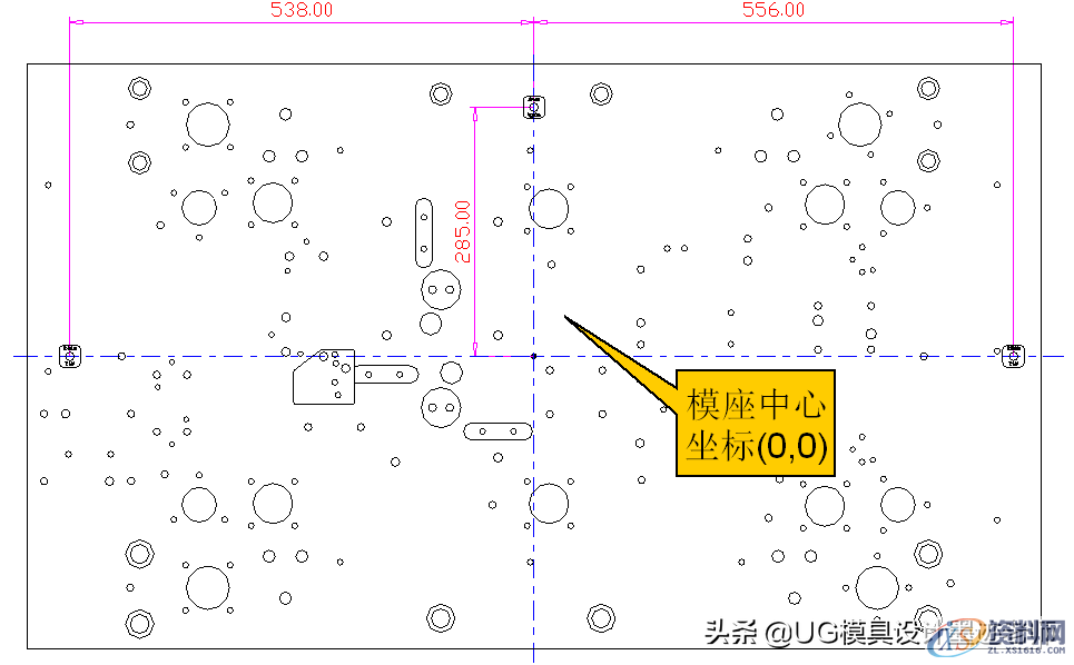 五金模具小知识：片体设计工件的加工标准及模座基准孔设计标准 ...,五金模具小知识：片体设计工件的加工标准及模座基准孔设计标准,基准,偏移,坐标,标值,设计,第5张