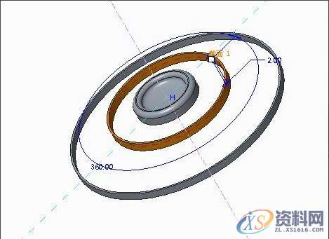 Pro/E产品设计电风扇挡风圈的设计方法，建议收藏,设计培训,拉伸,培训,第5张