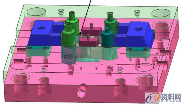UG塑胶模具设计的内滑块设计细节,设计培训,箭头,模具,第6张