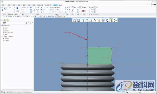 Pro/E产品设计：下水软管设计流程,如图,旋转,阵列,设计培训,第12张