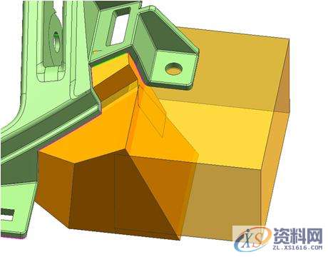 UG模具设计：汽车模具高低落差位的分模解决方法UG模具设计：汽车模具高低落差位的分模解决方法,ug模具设计，汽车模高低落差位的分模处理技巧,实体,设计培训,拉伸,第11张