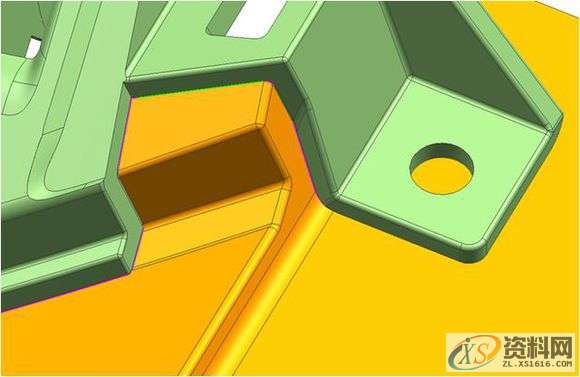 UG模具设计：汽车模具高低落差位的分模解决方法UG模具设计：汽车模具高低落差位的分模解决方法,ug模具设计，汽车模高低落差位的分模处理技巧,实体,设计培训,拉伸,第12张