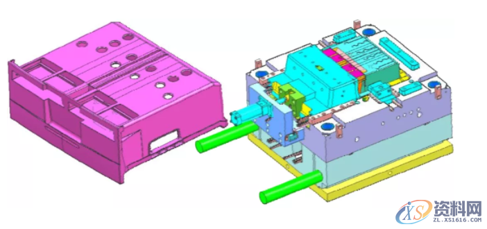 家用冰箱里面用的抽屉模具图档分析,家用冰箱里面用的抽屉模具图档分析,模具,第2张