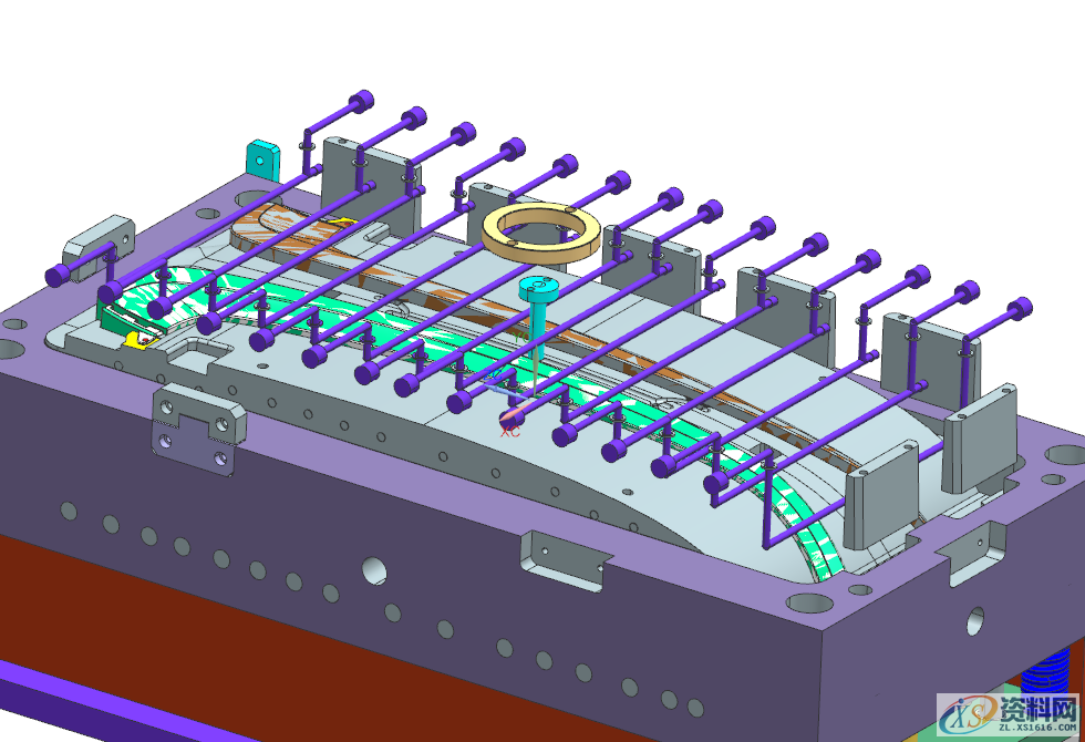1000MM长的装饰条，冷流道进胶样式，试模后产品尺寸与变形可控 ...,1000MM长的装饰条，冷流道进胶样式，试模后产品尺寸与变形可控,水路,产品,样式,模具设计,第6张