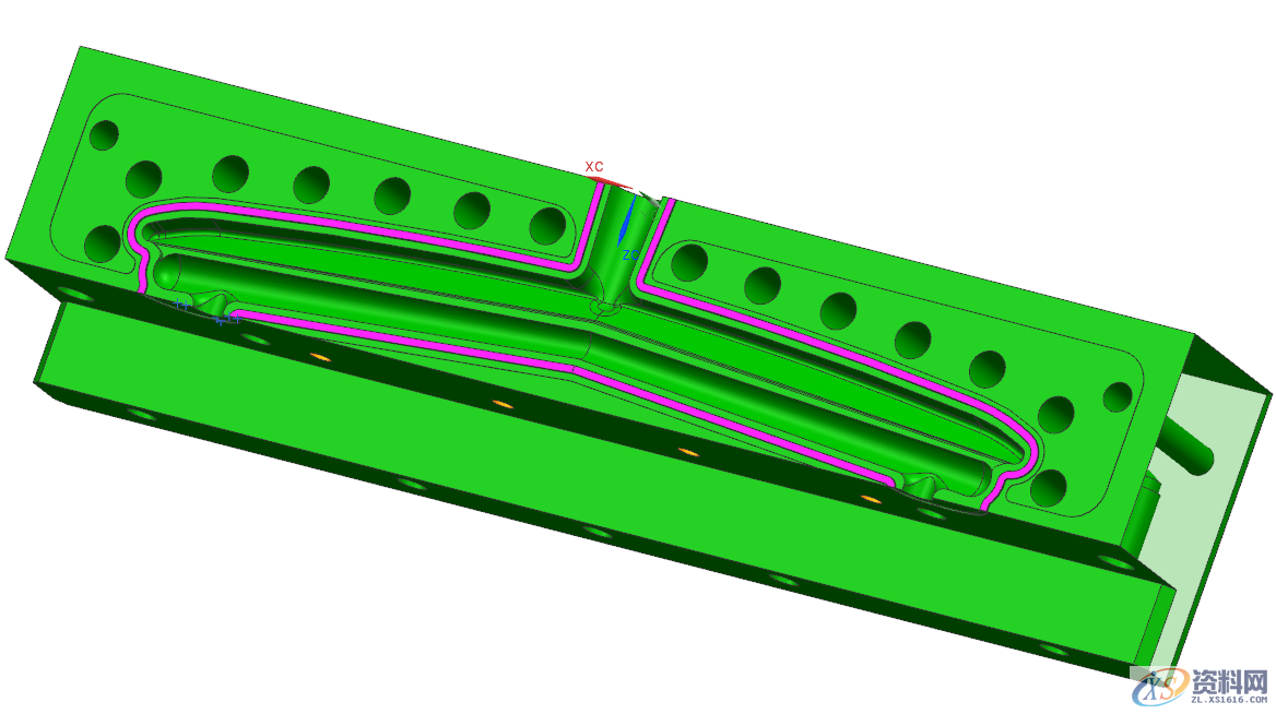 熔喷模具衣架式进胶设计要点以及注意事项,熔喷模具衣架式进胶设计要点以及注意事项,道板,流道,如图,定位,模具设计,第5张