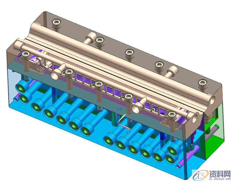 熔喷模具衣架式进胶设计要点以及注意事项,熔喷模具衣架式进胶设计要点以及注意事项,道板,流道,如图,定位,模具设计,第10张