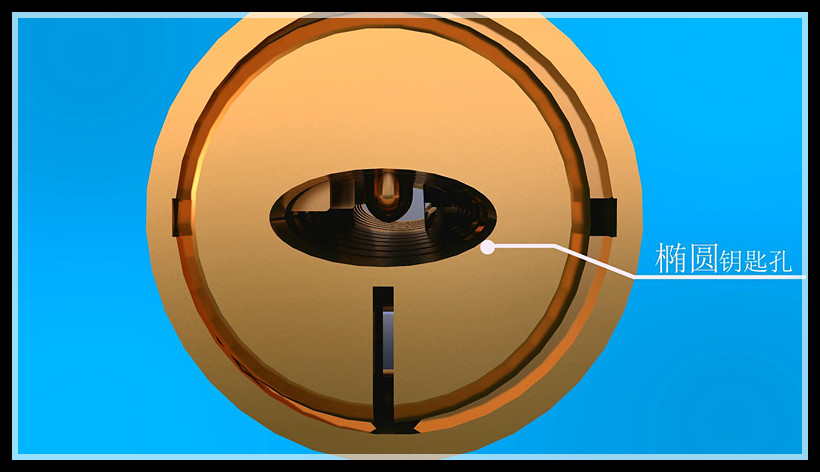 保德安四维金刚锁结构3D图解(图文教程),保德安四维金刚锁结构3D图解,结构,第4张