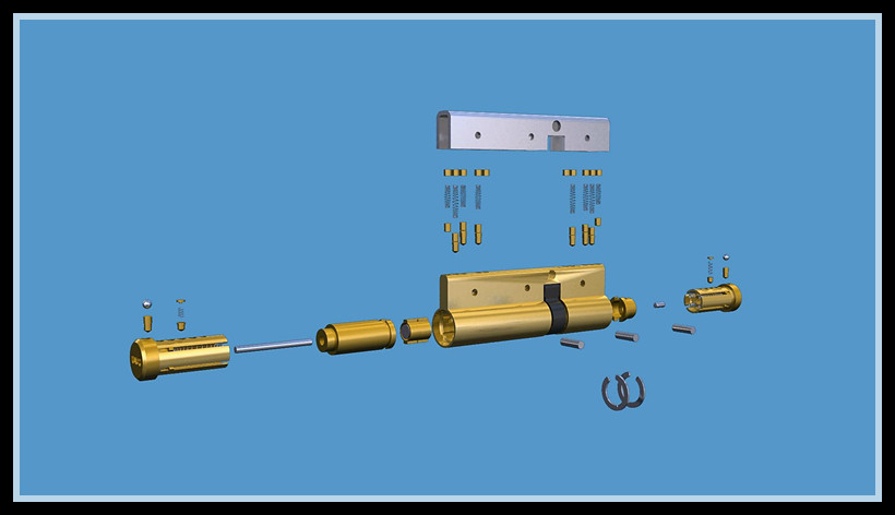 钱进锁结构3D图解(图文教程),钱进锁结构3D图解,结构,第13张
