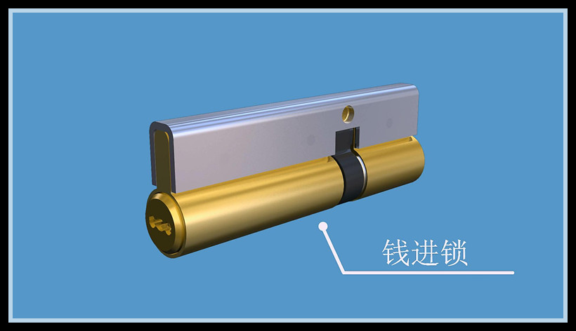 钱进锁结构3D图解(图文教程),钱进锁结构3D图解,结构,第1张
