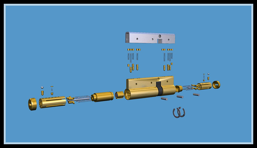 钱进锁结构3D图解(图文教程),钱进锁结构3D图解,结构,第10张