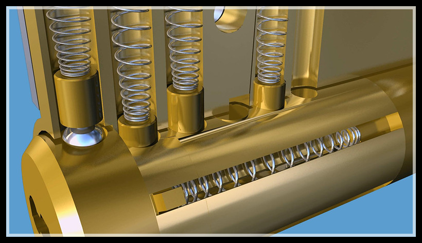钱进锁结构3D图解(图文教程),钱进锁结构3D图解,结构,第16张