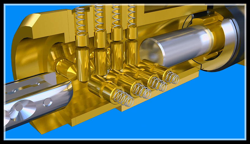 安防铁架锁结构3D图解(图文教程),安防铁架锁结构3D图解,结构,第12张