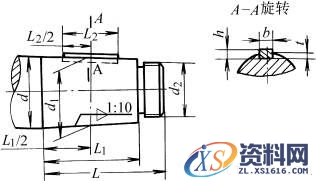 长系列f220mm以上圆锥形轴伸(GB/T1570-1990)(图文教程),长系列f220mm以上圆锥形轴伸(GB/T1570-1990),直径,以上,第1张