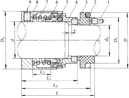 B104型机械密封(图文教程),B104型机械密封,尺寸,第1张