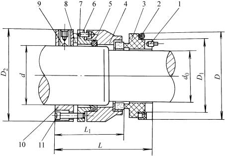 B105型机械密封(图文教程),B105型机械密封,尺寸,第1张