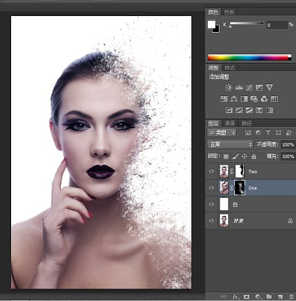 Photoshop给美女脸部增加打散颗粒教程(图文教程),Photoshop给美女脸部增加打散颗粒教程,选择,性能,确定,第26张