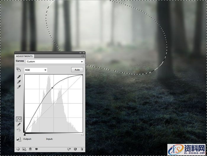 PS合成小孩走入奇幻森林场景教程(图文教程),PS合成小孩走入奇幻森林场景教程,设计,一般,选择,第22张