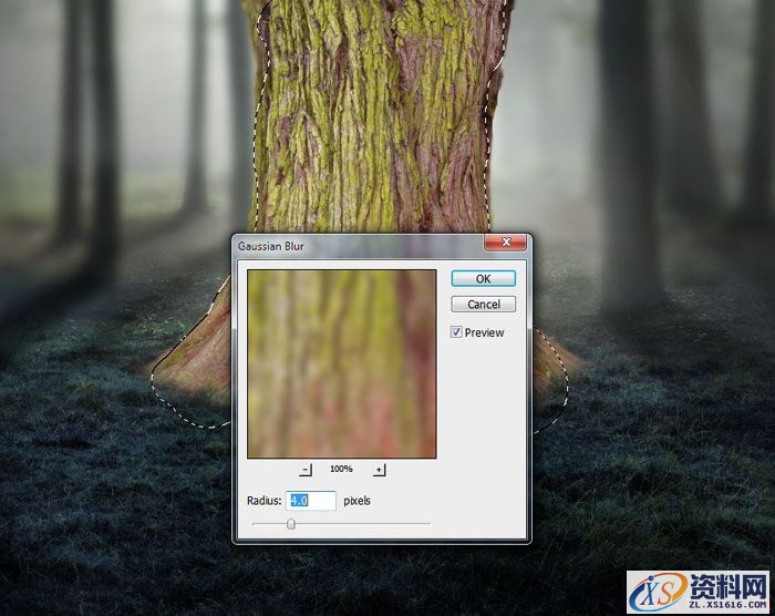 PS合成小孩走入奇幻森林场景教程(图文教程),PS合成小孩走入奇幻森林场景教程,设计,一般,选择,第27张