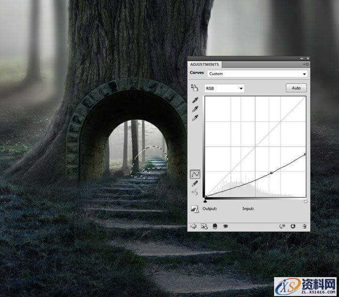PS合成小孩走入奇幻森林场景教程(图文教程),PS合成小孩走入奇幻森林场景教程,设计,一般,选择,第48张