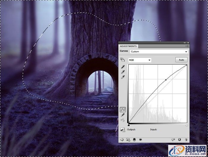 PS合成小孩走入奇幻森林场景教程(图文教程),PS合成小孩走入奇幻森林场景教程,设计,一般,选择,第62张