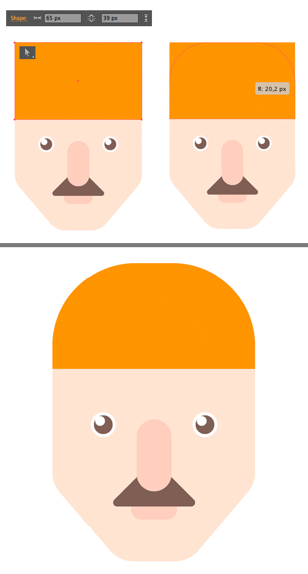 教你绘制扁平化风格的卡通人物肖像(图文教程),e6f356933f1d6ac725af23a59961.jpg,设计,用于,选择,第10张