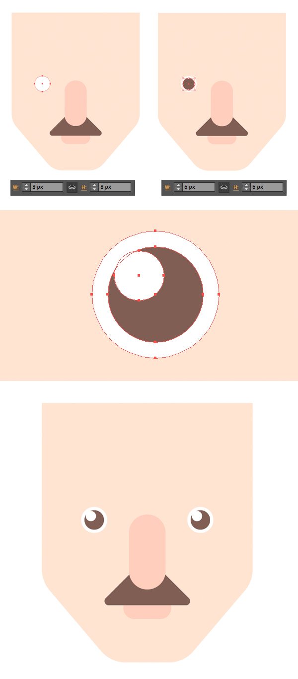 教你绘制扁平化风格的卡通人物肖像(图文教程),3afc56933f0932f87574bec5f48f.jpg,设计,用于,选择,第9张
