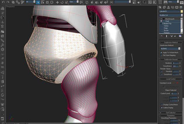 3ds Max制作情绪低落的机器人(图文教程),3ds_Max制作情绪低落的机器人,结构,选择,这个,第6张