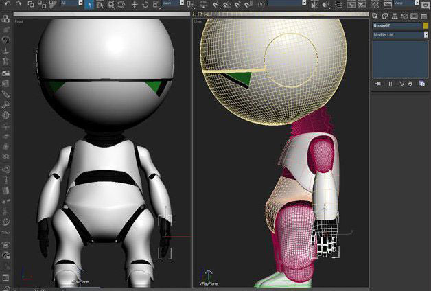 3ds Max制作情绪低落的机器人(图文教程),3ds_Max制作情绪低落的机器人,结构,选择,这个,第7张