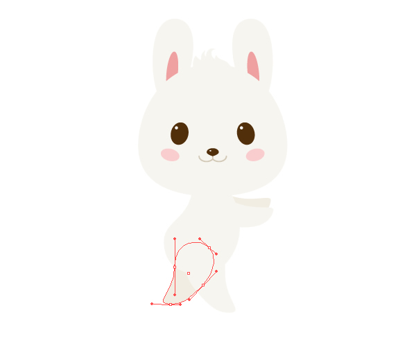 手把手教你绘制拿着郁金香的可爱兔子(图文教程),17zby20160315,选择,文件,这个,第17张