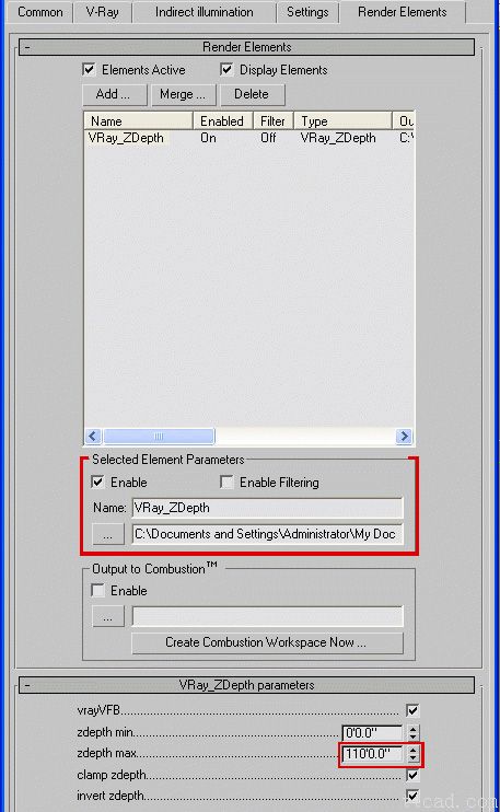 3DMAX和Photoshop联袂创建模糊效果景深教程(图文教程),3DMAX和Photoshop联袂创建模糊效果景深教程,一般,选择,文件,第6张