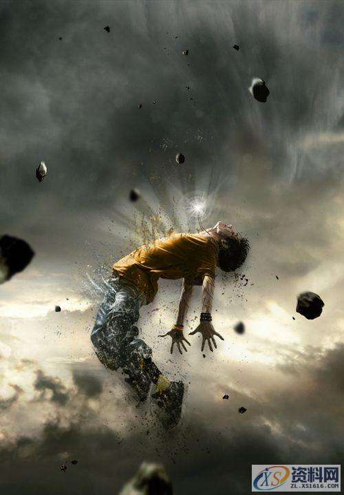 PS特效教程：打造人物图片分解消失的效果,采用,设计,产品,第16张