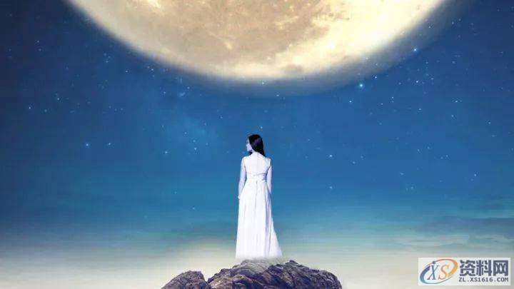 PS教程：合成月光下挥着翅膀的女孩,教程,第6张