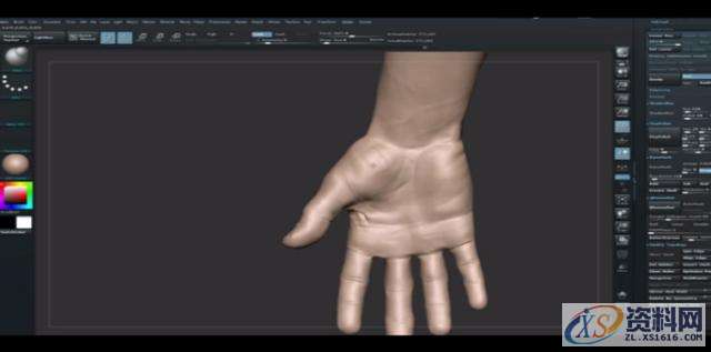 关于ZBrush手部雕刻这些细节你都了解吗？,选择,这个,用于,第6张