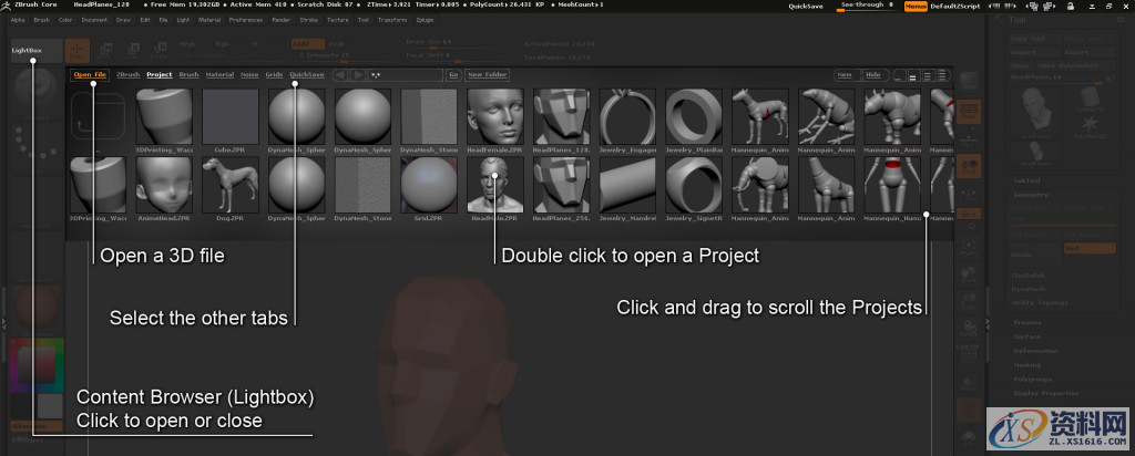 ZBrush的界面与导航,设计,选择,这个,第2张