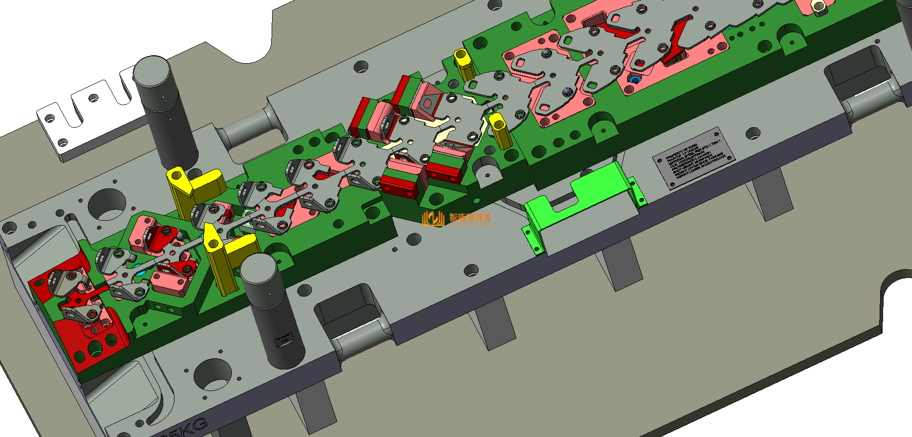 冲压汽车模具结构图纸0005,结构,模具,NeadPay,第1张