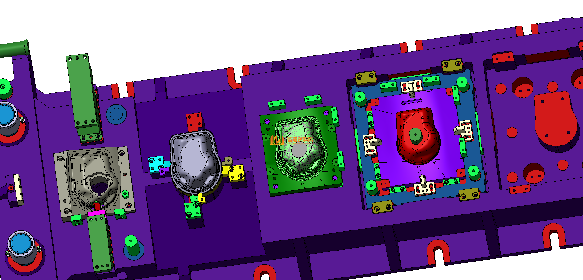 冲压汽车模具结构图纸0014,结构,NeadPay,模具,第1张