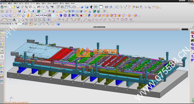 五金汽车模具结构图纸0002,结构,NeadPay,模具,第1张