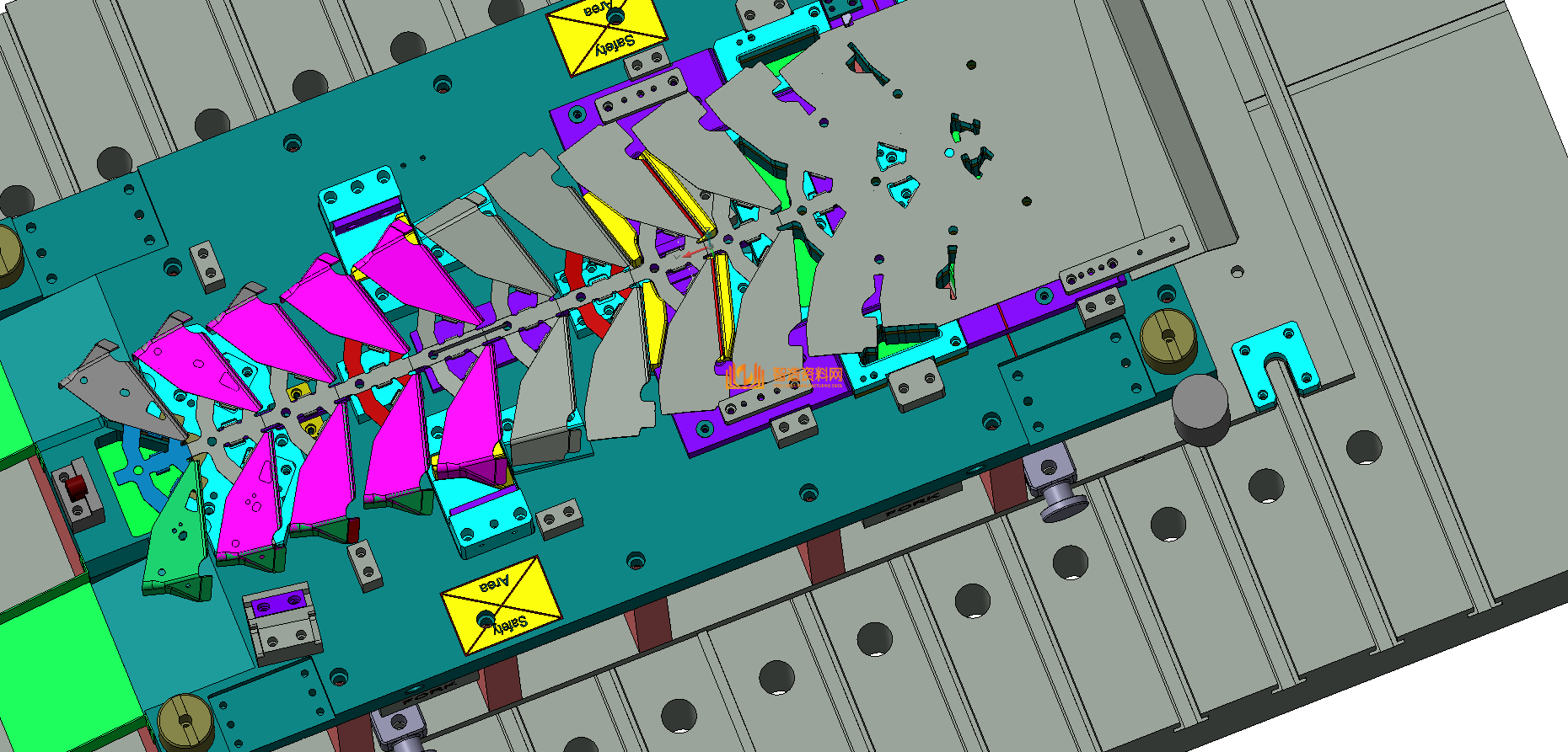 VISI五金汽车模具结构图纸0014,模具,结构,NeadPay,第1张