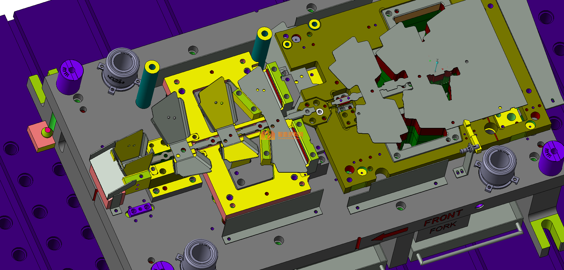 VISI五金汽车模具结构图纸0019,模具,结构,NeadPay,第1张